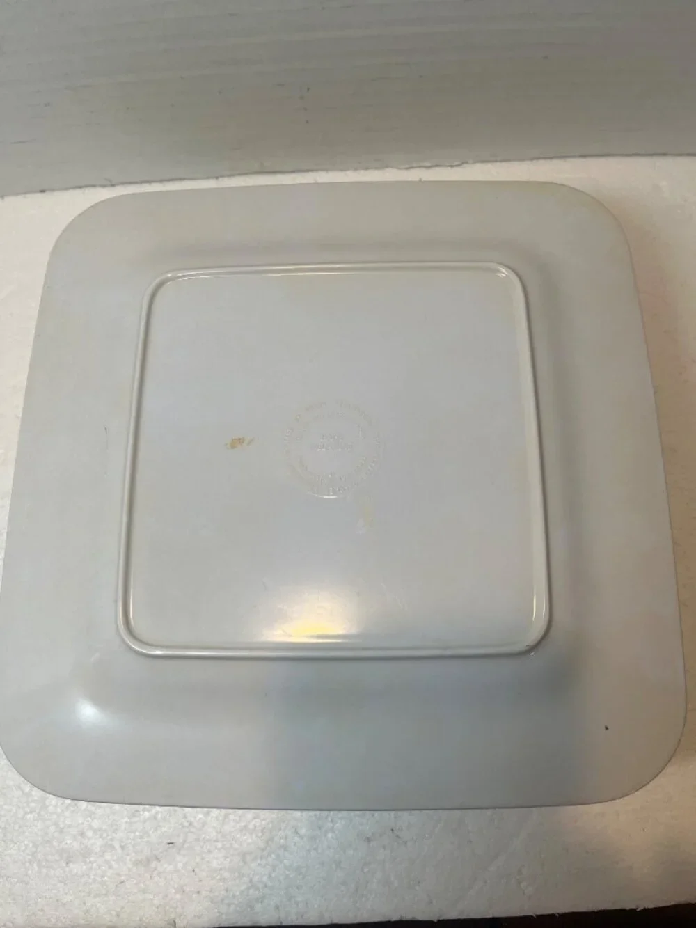 Set Of 10 Keller Charles Melamine Square Plates with Coastal Seagull & Ocean Sce